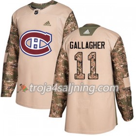 Montreal Canadiens tröja Brendan Gallagher 11 Adidas 2017-2018 Camo Veterans Day Practice Authentic - NHL Tröjor Herr